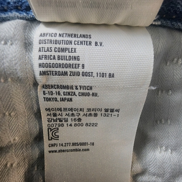 Abercrombie & Fitch Womens Distressed Beaded Pocket Short Shorts Size 2/26. - Picture 12 of 12